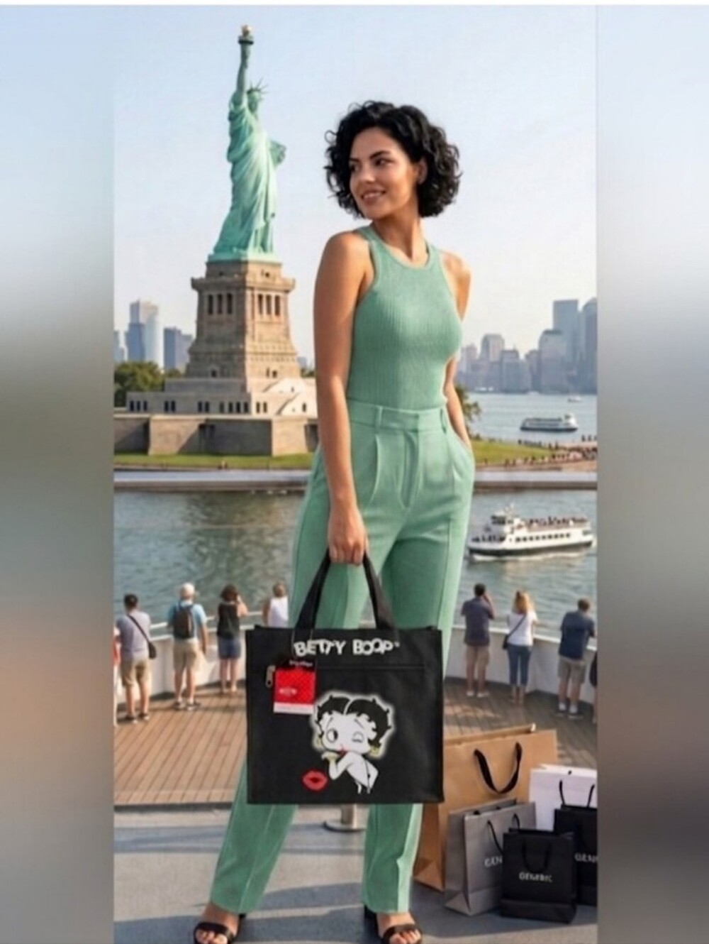 BETTY BOOP Kitchen Reusable Grocery Bags